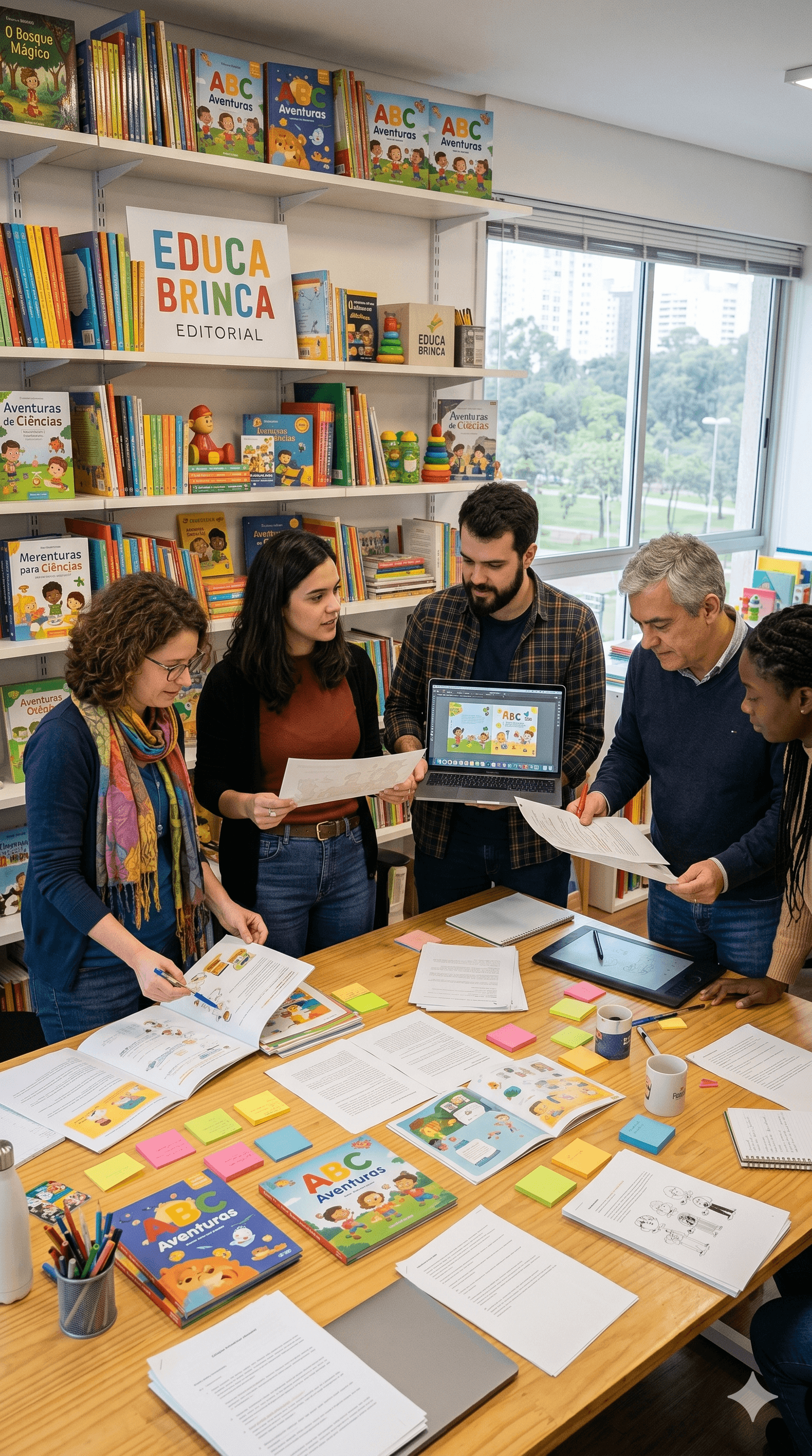 Equipe editorial da Editora Otto